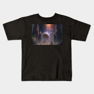 Other worldly Landscape Kids T-Shirt